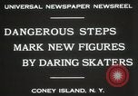 Standbild Eiskunstlauf auf Coney Island New York United States USA, 1931, aus Sekunde 4 historischem Filmmaterial Videoclip 65675023619