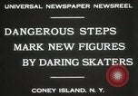 Standbild Eiskunstlauf auf Coney Island New York United States USA, 1931, aus Sekunde 7 historischem Filmmaterial Videoclip 65675023619