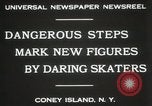 Standbild Eiskunstlauf auf Coney Island New York United States USA, 1931, aus Sekunde 8 historischem Filmmaterial Videoclip 65675023619