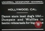 Immagine di Cani eseguire nella Revue Hollywood California USA, 1931, secondo 10 filmato di repertorio 65675023622