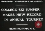 Standbild Edward Blut's Ski Jump aufzeichnen Bear Mountain New York USA, 1931, aus Sekunde 3 historischem Filmmaterial Videoclip 65675023625