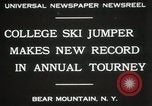 Standbild Edward Blut's Ski Jump aufzeichnen Bear Mountain New York USA, 1931, aus Sekunde 4 historischem Filmmaterial Videoclip 65675023625