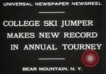 Standbild Edward Blut's Ski Jump aufzeichnen Bear Mountain New York USA, 1931, aus Sekunde 6 historischem Filmmaterial Videoclip 65675023625