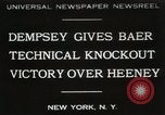 Image of Baer-Heeney boxing match New York City USA, 1931, second 1 stock footage video 65675023626