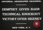Image of Baer-Heeney boxing match New York City USA, 1931, second 7 stock footage video 65675023626