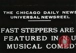 Image of Fast steppers in musical comedy Chicago Illinois USA, 1931, second 1 stock footage video 65675023635
