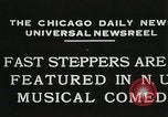 Image of Fast steppers in musical comedy Chicago Illinois USA, 1931, second 9 stock footage video 65675023635