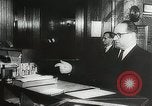 Image of introduction of Walkie Talkie in a hotel Vienna Austria, 1958, second 12 stock footage video 65675023637