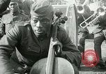 Image of African American soldiers playing musical instruments United States USA, 1917, second 26 stock footage video 65675023645