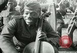 Image of African American soldiers playing musical instruments United States USA, 1917, second 30 stock footage video 65675023645