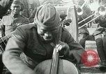 Image of African American soldiers playing musical instruments United States USA, 1917, second 46 stock footage video 65675023645