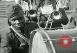 Image of African American soldiers playing musical instruments United States USA, 1917, second 48 stock footage video 65675023645