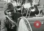 Image of African American soldiers playing musical instruments United States USA, 1917, second 49 stock footage video 65675023645