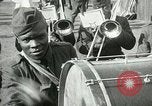 Image of African American soldiers playing musical instruments United States USA, 1917, second 51 stock footage video 65675023645