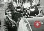 Image of African American soldiers playing musical instruments United States USA, 1917, second 52 stock footage video 65675023645