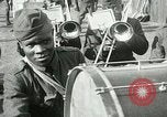 Image of African American soldiers playing musical instruments United States USA, 1917, second 53 stock footage video 65675023645