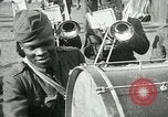 Image of African American soldiers playing musical instruments United States USA, 1917, second 54 stock footage video 65675023645