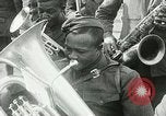 Image of African American soldiers playing musical instruments United States USA, 1917, second 57 stock footage video 65675023645