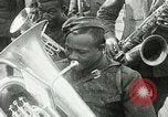 Image of African American soldiers playing musical instruments United States USA, 1917, second 58 stock footage video 65675023645