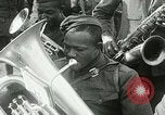 Image of African American soldiers playing musical instruments United States USA, 1917, second 59 stock footage video 65675023645