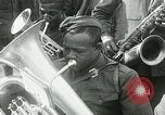 Image of African American soldiers playing musical instruments United States USA, 1917, second 62 stock footage video 65675023645