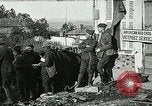 Image of Red Cross staff distribute hot chocolate to soldiers Chatel Chehery France, 1918, second 1 stock footage video 65675023650