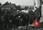 Image of Red Cross staff distribute hot chocolate to soldiers Chatel Chehery France, 1918, second 6 stock footage video 65675023650