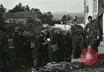 Image of Red Cross staff distribute hot chocolate to soldiers Chatel Chehery France, 1918, second 7 stock footage video 65675023650
