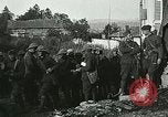 Image of Red Cross staff distribute hot chocolate to soldiers Chatel Chehery France, 1918, second 12 stock footage video 65675023650
