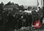 Image of Red Cross staff distribute hot chocolate to soldiers Chatel Chehery France, 1918, second 13 stock footage video 65675023650