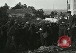 Image of Red Cross staff distribute hot chocolate to soldiers Chatel Chehery France, 1918, second 18 stock footage video 65675023650