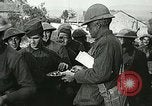 Image of Red Cross staff distribute hot chocolate to soldiers Chatel Chehery France, 1918, second 26 stock footage video 65675023650