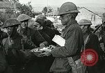 Image of Red Cross staff distribute hot chocolate to soldiers Chatel Chehery France, 1918, second 28 stock footage video 65675023650
