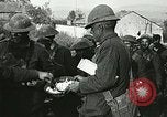 Image of Red Cross staff distribute hot chocolate to soldiers Chatel Chehery France, 1918, second 34 stock footage video 65675023650