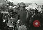 Image of Red Cross staff distribute hot chocolate to soldiers Chatel Chehery France, 1918, second 37 stock footage video 65675023650