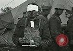Image of Red Cross staff distribute hot chocolate to soldiers Chatel Chehery France, 1918, second 53 stock footage video 65675023650