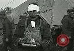 Image of Red Cross staff distribute hot chocolate to soldiers Chatel Chehery France, 1918, second 55 stock footage video 65675023650