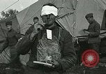 Image of Red Cross staff distribute hot chocolate to soldiers Chatel Chehery France, 1918, second 61 stock footage video 65675023650