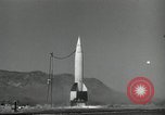 Image of V-2 Rocket White Sands New Mexico USA, 1947, second 37 stock footage video 65675023660