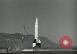 Image of V-2 Rocket White Sands New Mexico USA, 1947, second 40 stock footage video 65675023660