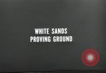 Image of V-2 Rocket White Sands New Mexico USA, 1947, second 51 stock footage video 65675023660