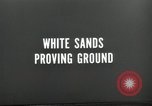 Image of V-2 Rocket White Sands New Mexico USA, 1947, second 52 stock footage video 65675023660