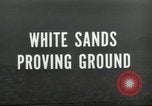 Image of V-2 Rocket White Sands New Mexico USA, 1947, second 54 stock footage video 65675023660