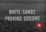 Image of V-2 Rocket White Sands New Mexico USA, 1947, second 55 stock footage video 65675023660