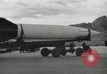 Image of V-2 Rocket White Sands New Mexico USA, 1947, second 50 stock footage video 65675023661