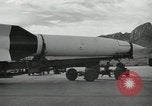 Image of V-2 Rocket White Sands New Mexico USA, 1947, second 52 stock footage video 65675023661
