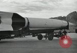 Image of V-2 Rocket White Sands New Mexico USA, 1947, second 54 stock footage video 65675023661