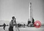 Image of V-2 Rocket White Sands New Mexico USA, 1947, second 43 stock footage video 65675023662