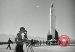 Image of V-2 Rocket White Sands New Mexico USA, 1947, second 52 stock footage video 65675023662