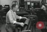 Image of rolling metal piece Pasadena California USA, 1958, second 52 stock footage video 65675023670